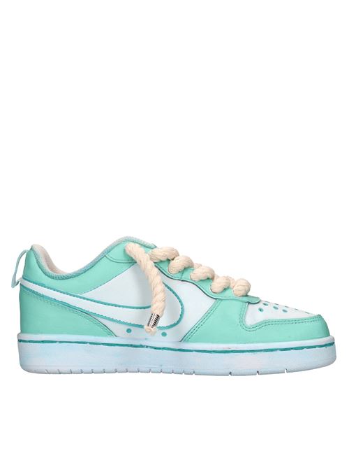 Leather sneakers NIKE SEDDYS | NISE235251BIANCO-VERDE ACQUA